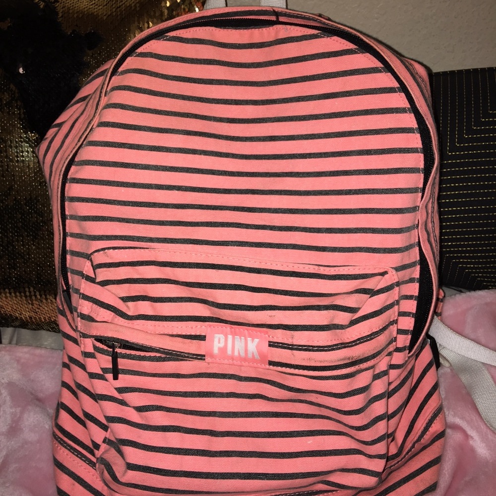 Peachy Orange Victoria Secret PINK Backpack